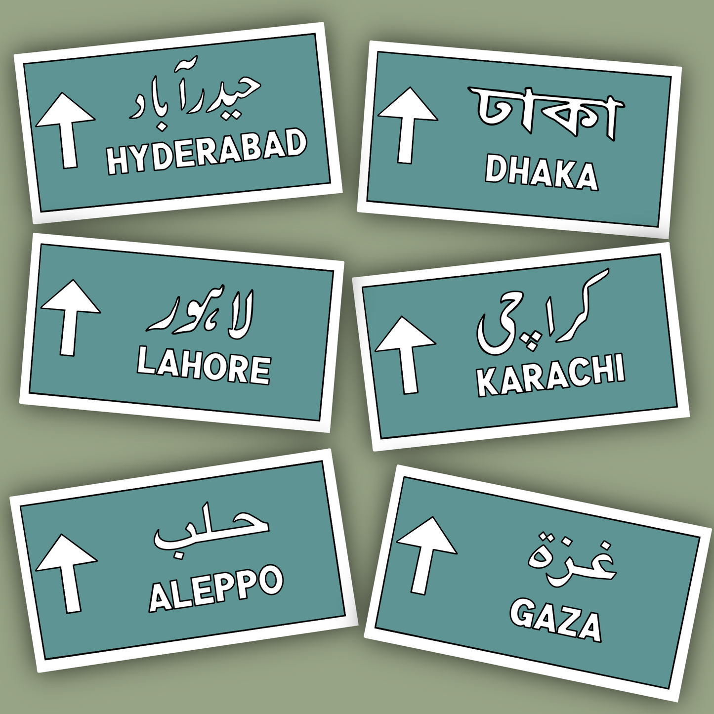 Road Sign Stickers