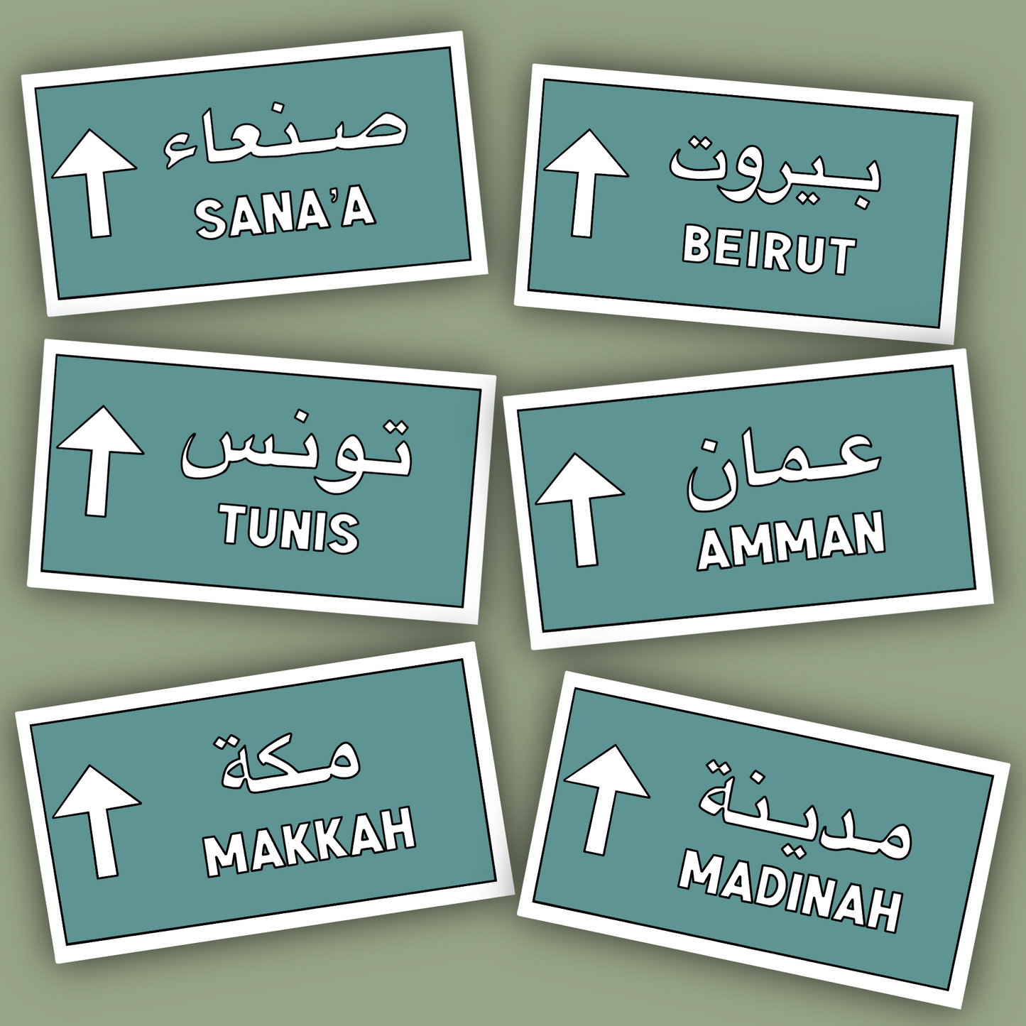 Road Sign Stickers