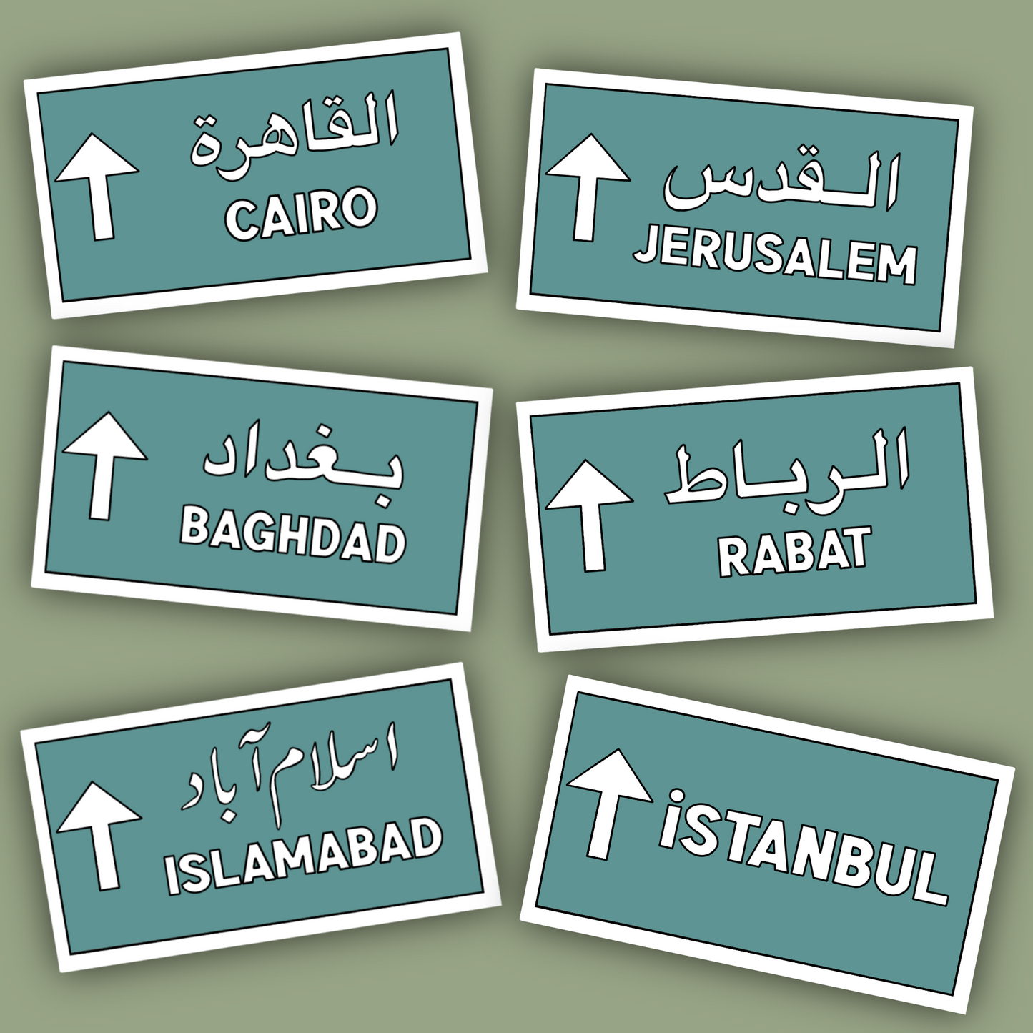 Road Sign Stickers