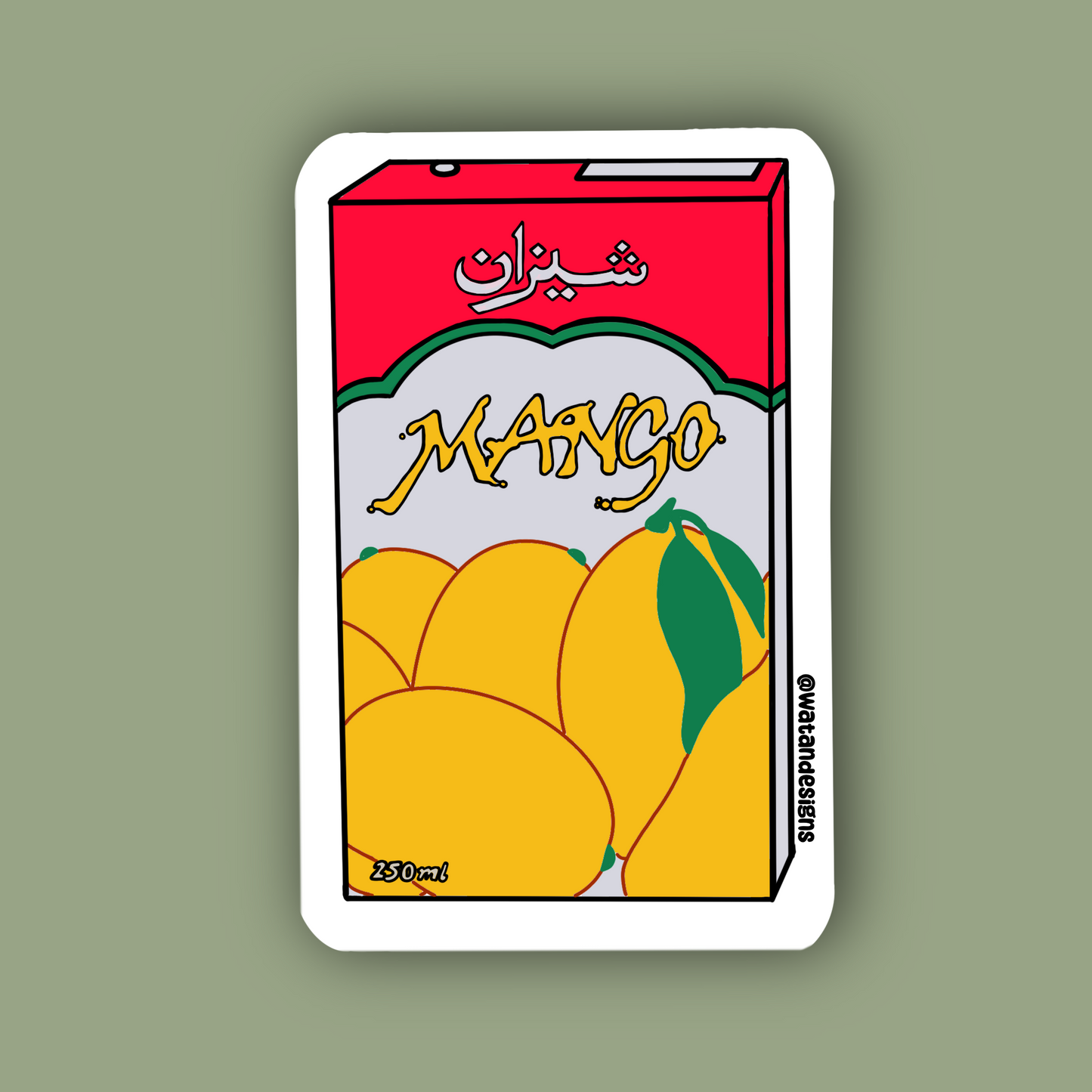 Shezan Mango Juice Sticker