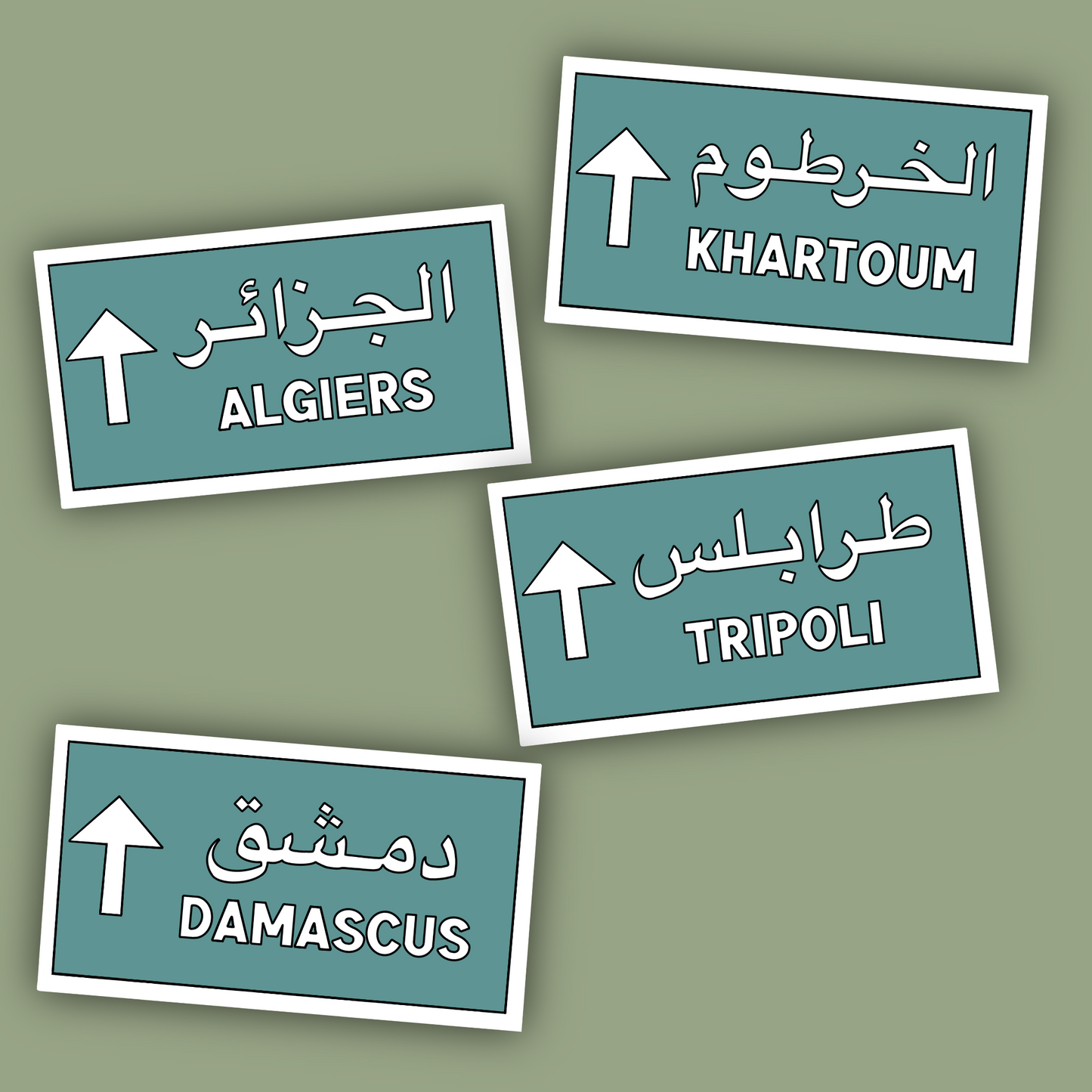 Road Sign Stickers