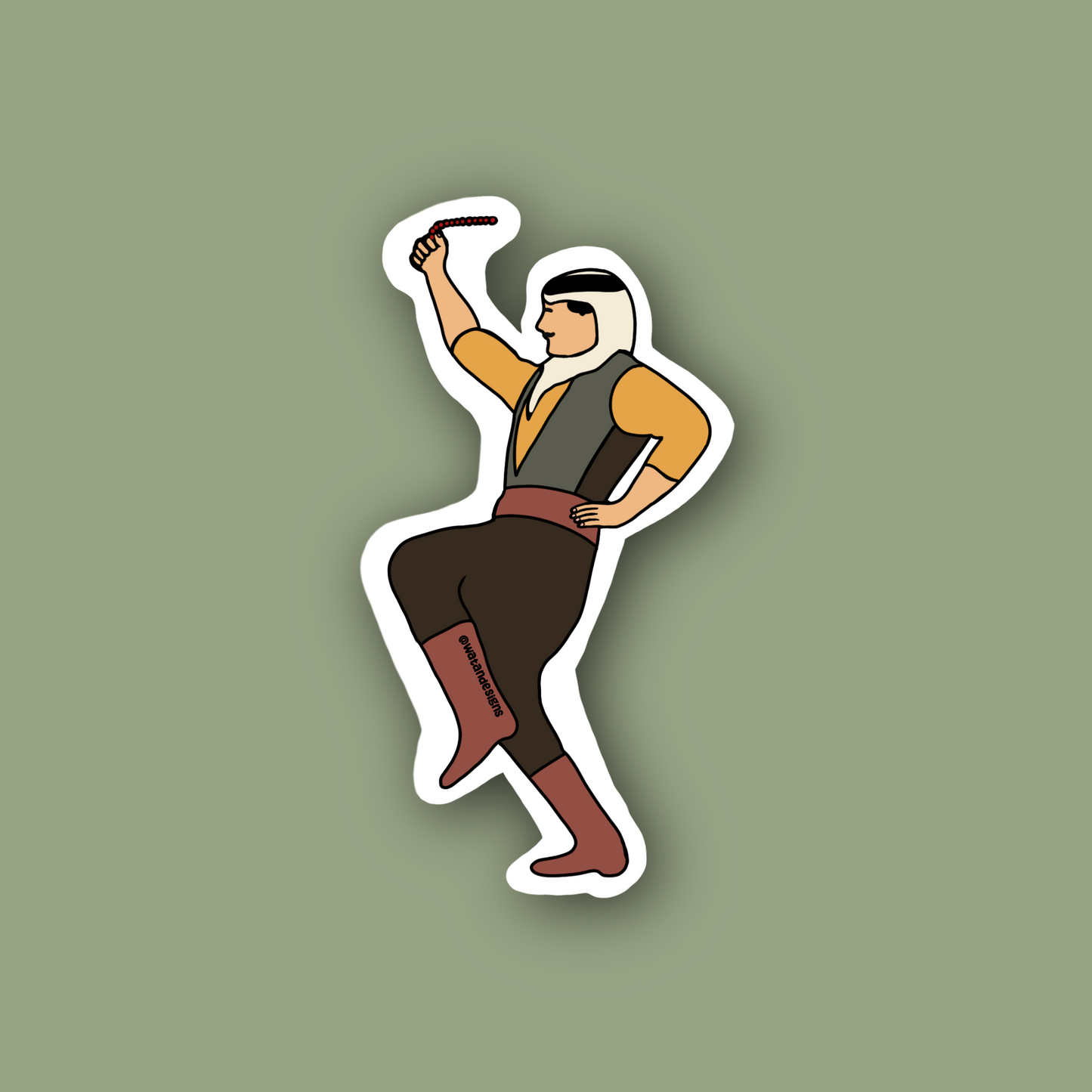 Dabke Sticker