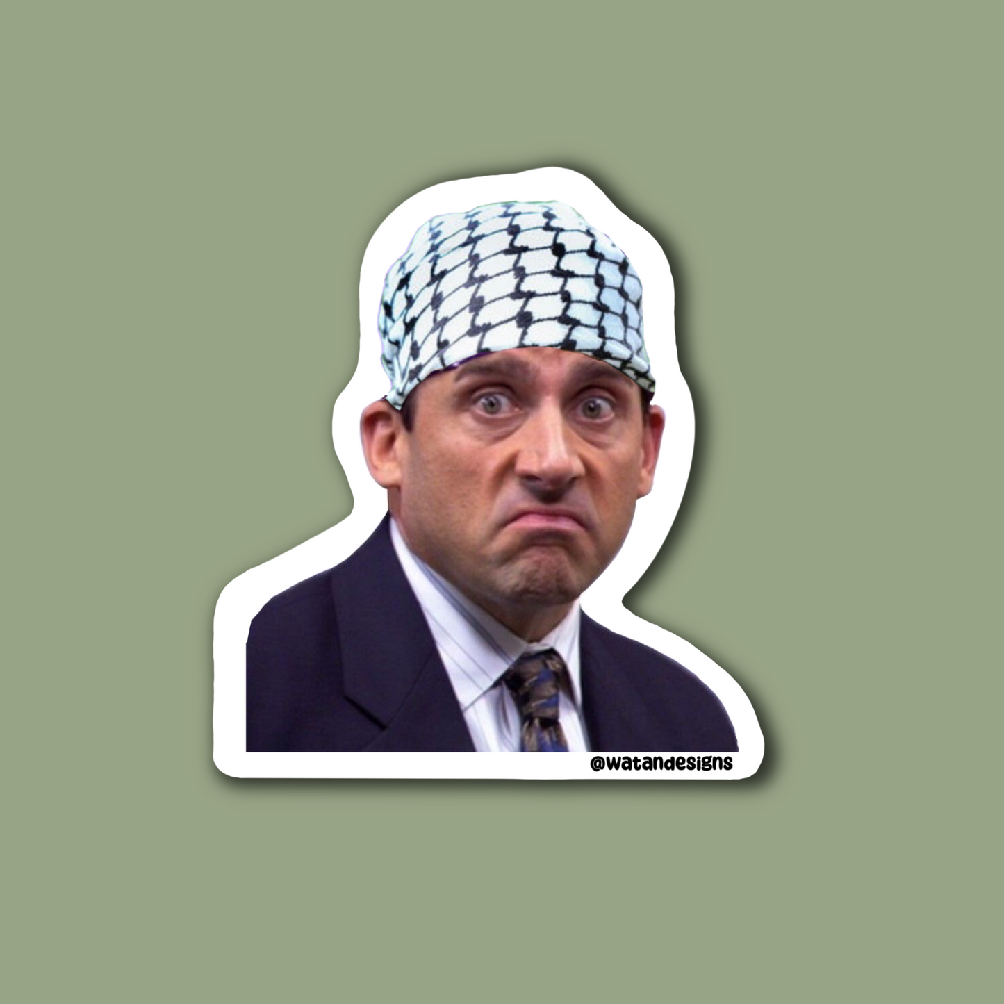 Falastini Mike Sticker