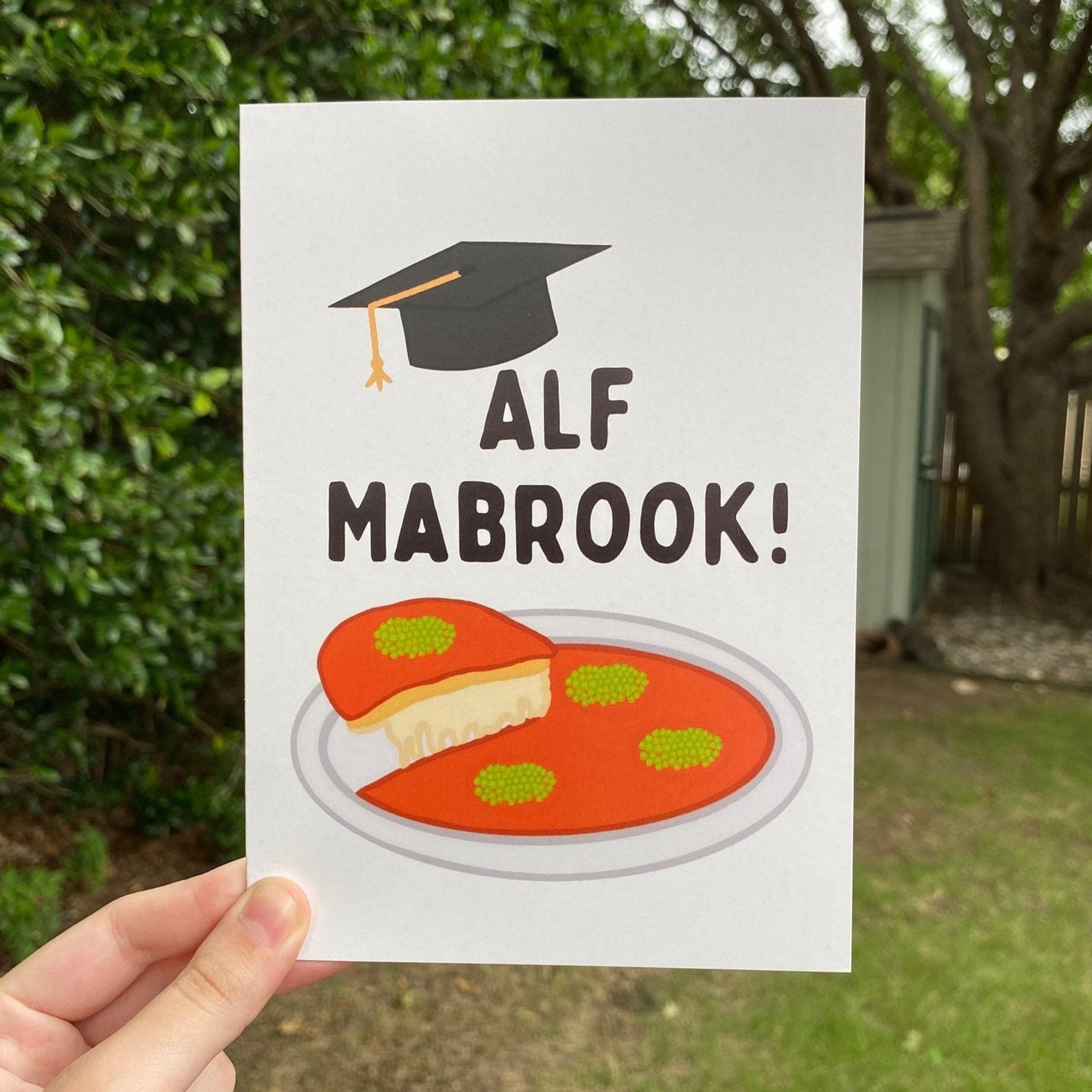 Alf Mabrook Card
