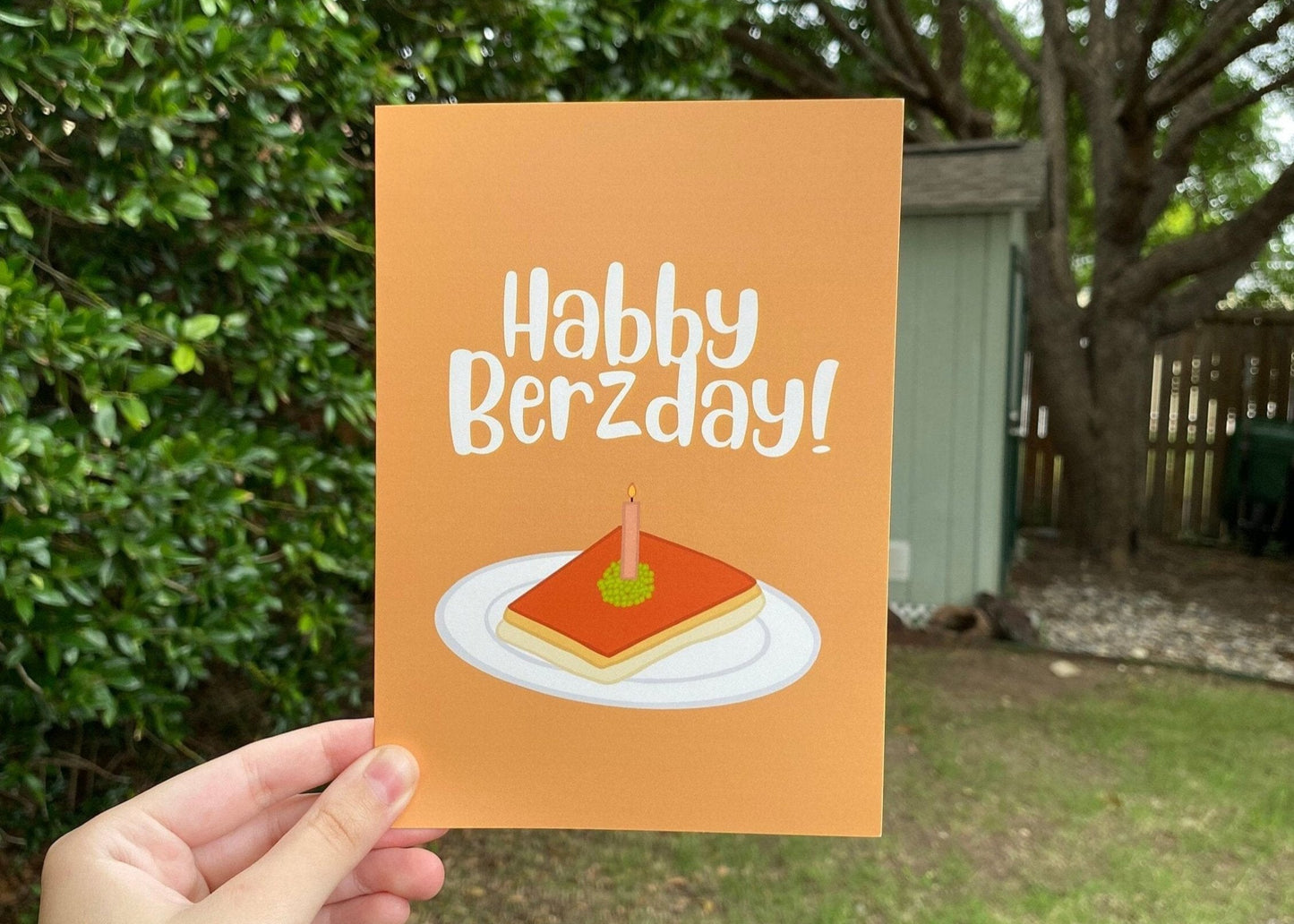 Habby Berzday Card
