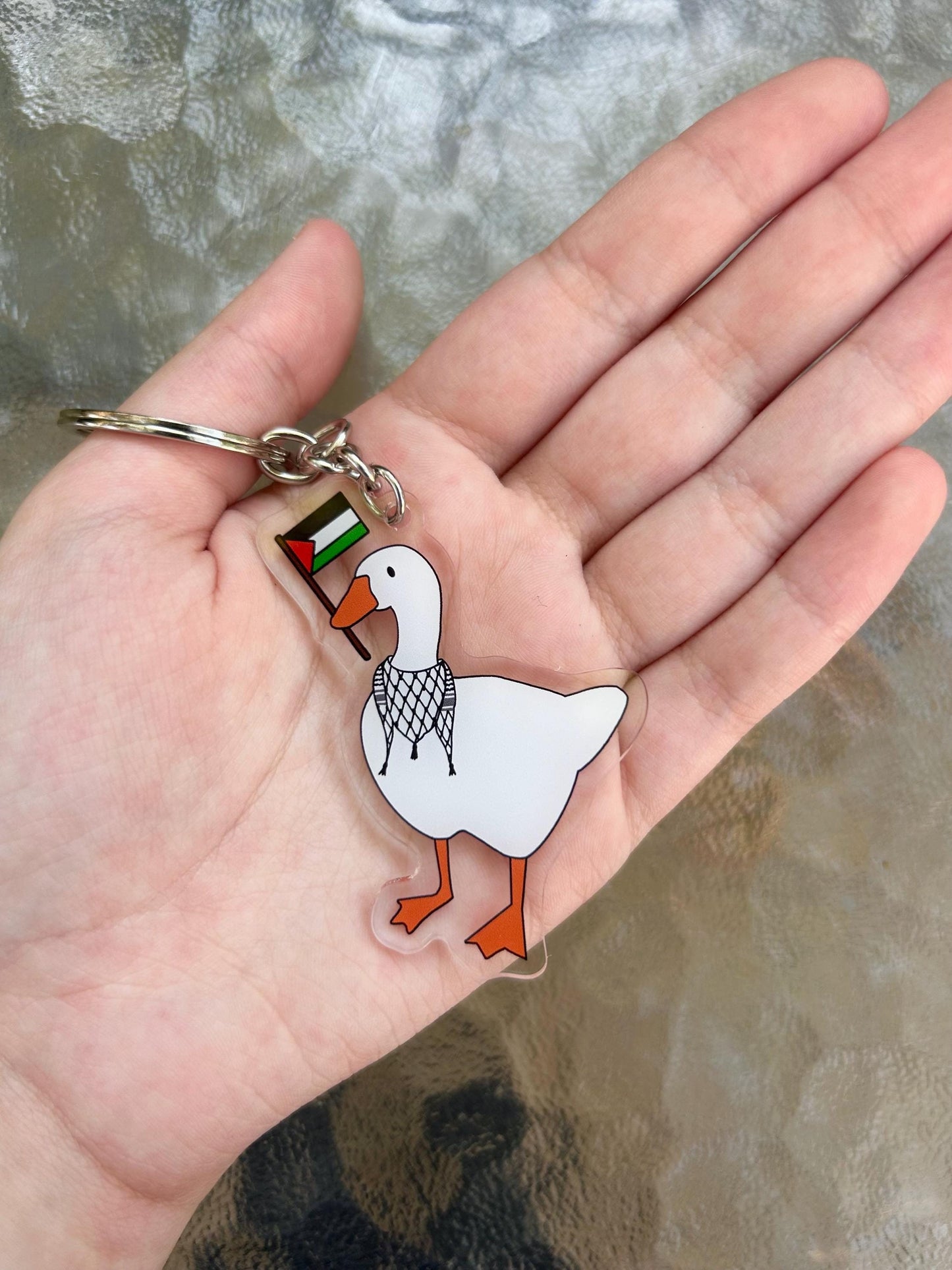 Falastini Duck Keychain