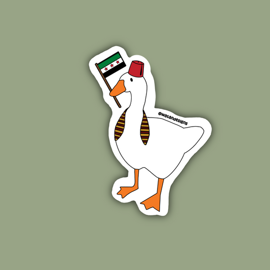 Syrian Duck Sticker