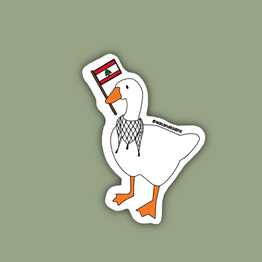 Lebanese Duck Sticker