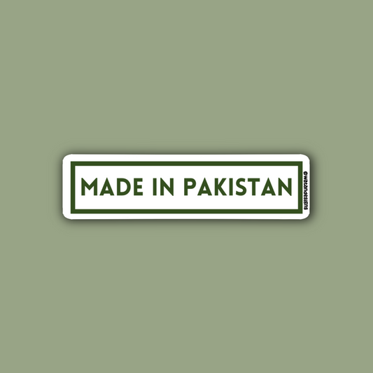 Made in Pakistan Sticker