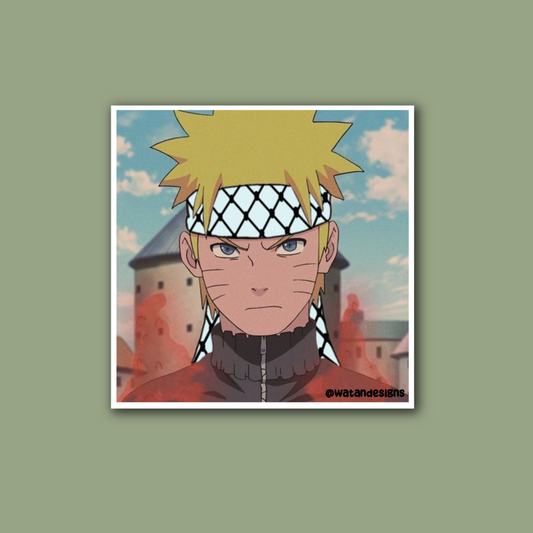 Falastini Naruto Sticker