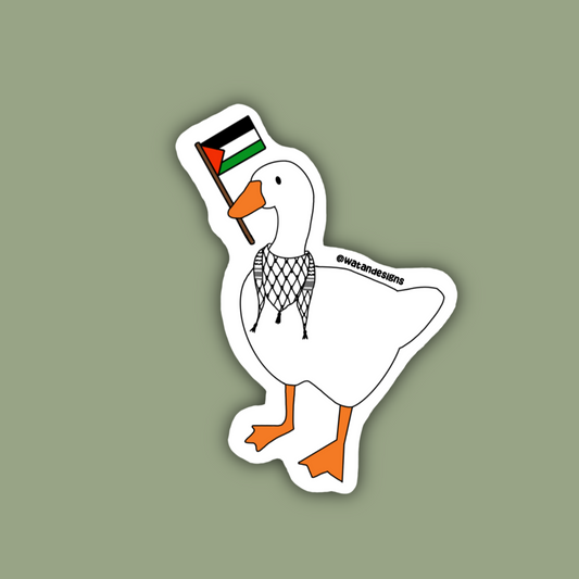 Falastini Duck Sticker