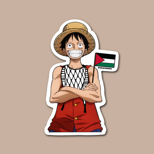 Falastini Luffy Sticker