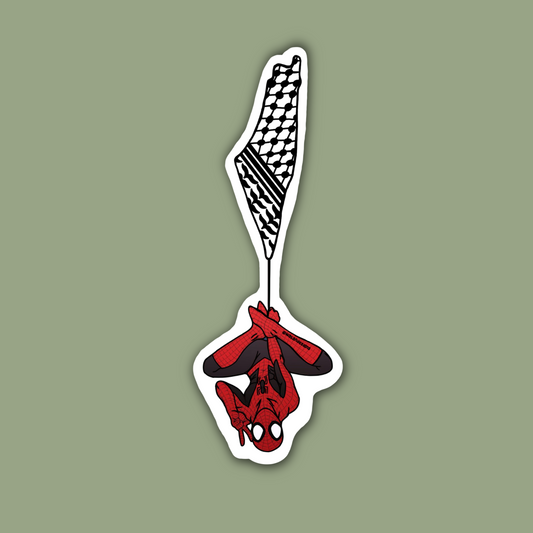 Palestinian Spider-Man Sticker