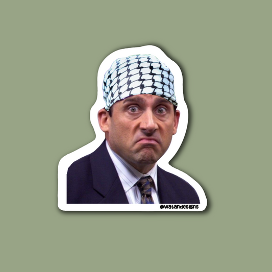 Falastini Mike Sticker