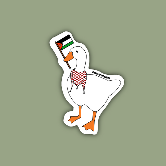 Jordanian Duck Sticker