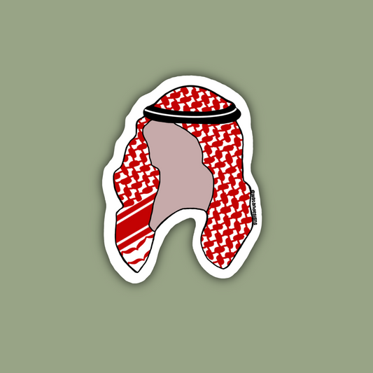 Jordanian Shemagh Sticker