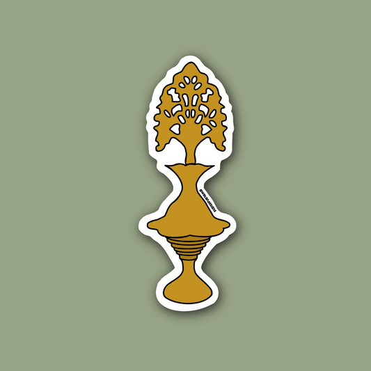 Vintage Kohl Bottle Sticker