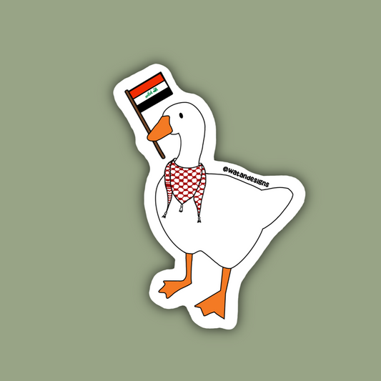 Iraqi Duck Sticker