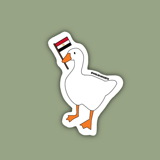 Egyptian Duck Sticker