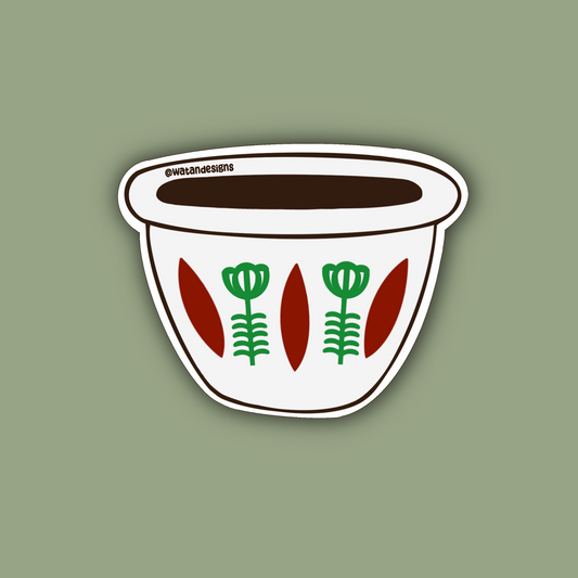 Finjaan Qahwah Arabiyah Sticker