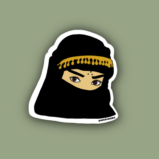 Khaleeji Woman Sticker