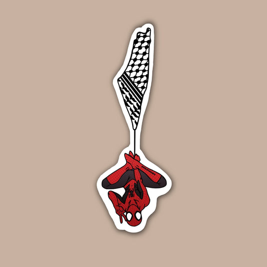 Palestinian Spider-Man Sticker