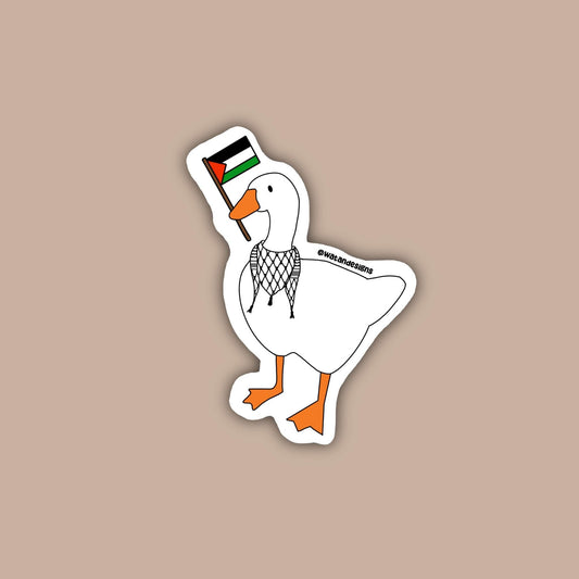 Falastini Duck Sticker